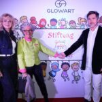 Bozena Jomaa, Hannelore Lay, Michael Panusch kurz vor der Eröffnung der Glowart Gallery